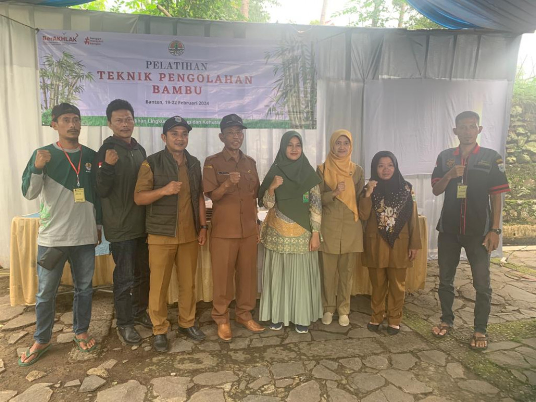 Pelatihan Teknik Pengolahan Bambu Kel Pagerbatu Kampung Padirangin Kec Majasari Pandeglang