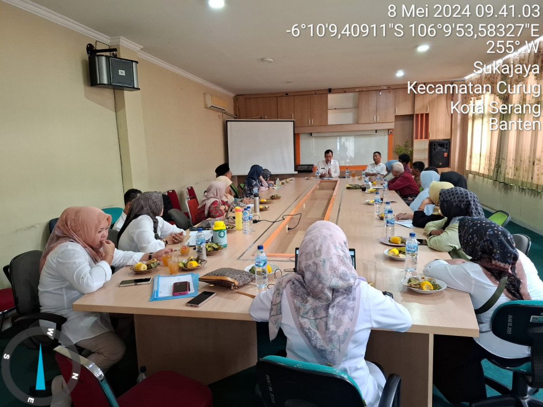 Rapat Pembinaan Paguyuban Bank Sampah Provinsi Banten, di Kantor Dinas Lingkungan Hidup dan Kehutanan Provinsi Banten.