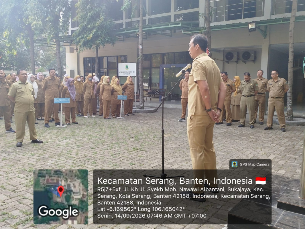 Apel Pagi DLHK Provinsi Banten, Perkuat Komitmen ASN dan Kepedulian terhadap Lingkungan.
