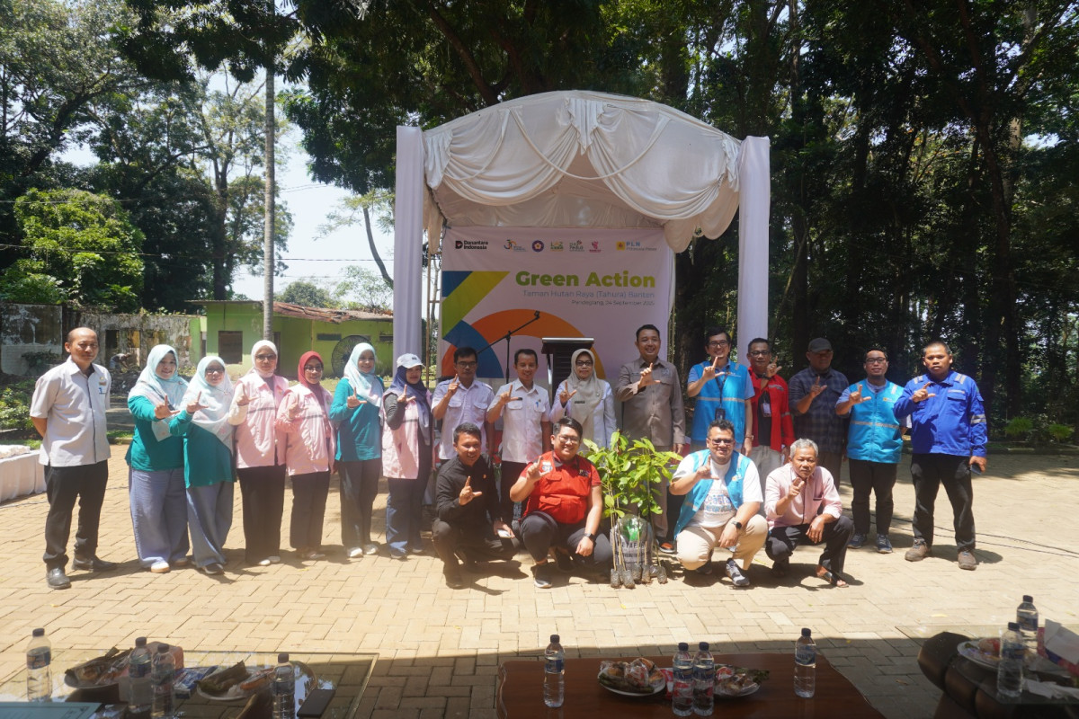 Green Action untuk Bumi Lestari: UPTD Tahura Banten dan PLN Indonesia Power Tanam Pohon Meranti