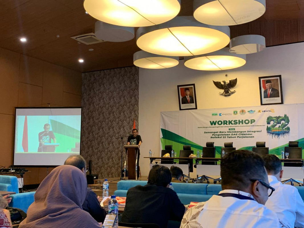 Workshop Forum komunikasi Daerah Aliran Sungai (DAS) di Cidanau di  Pekerjaan Umum dan Perumahan Rakya (PUPR)