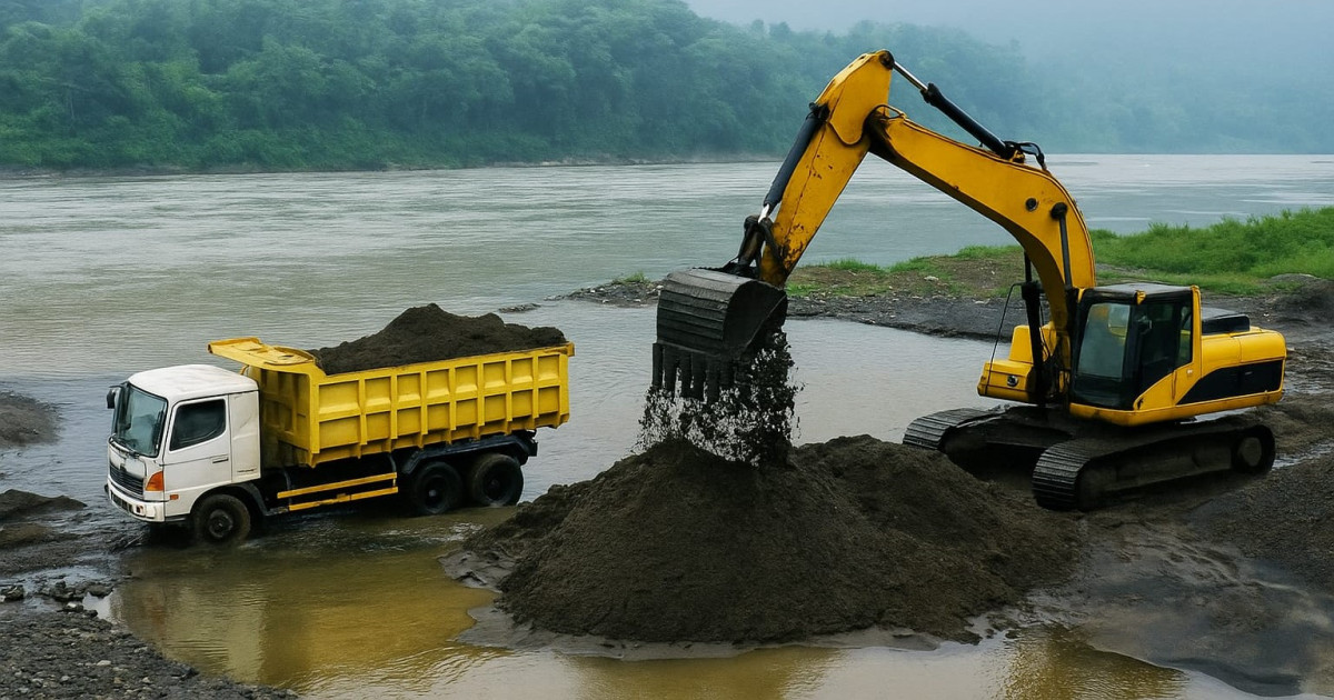 Penambangan Pasir Yang Masif Dapat Menganggu Keseimbangan Ekosistem Sungai