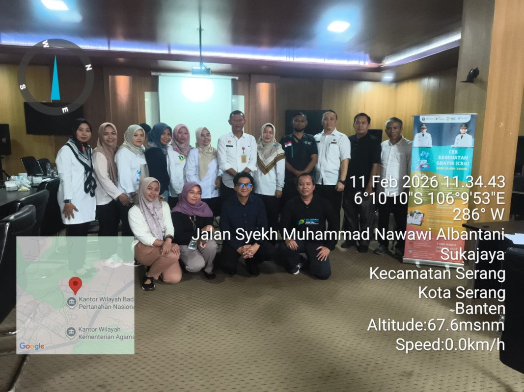 Kepala Dinas DLHK Provinsi Banten Bersama ASN dan PPPK Ikuti Cek Kesehatan Gratis & Skrining TBC