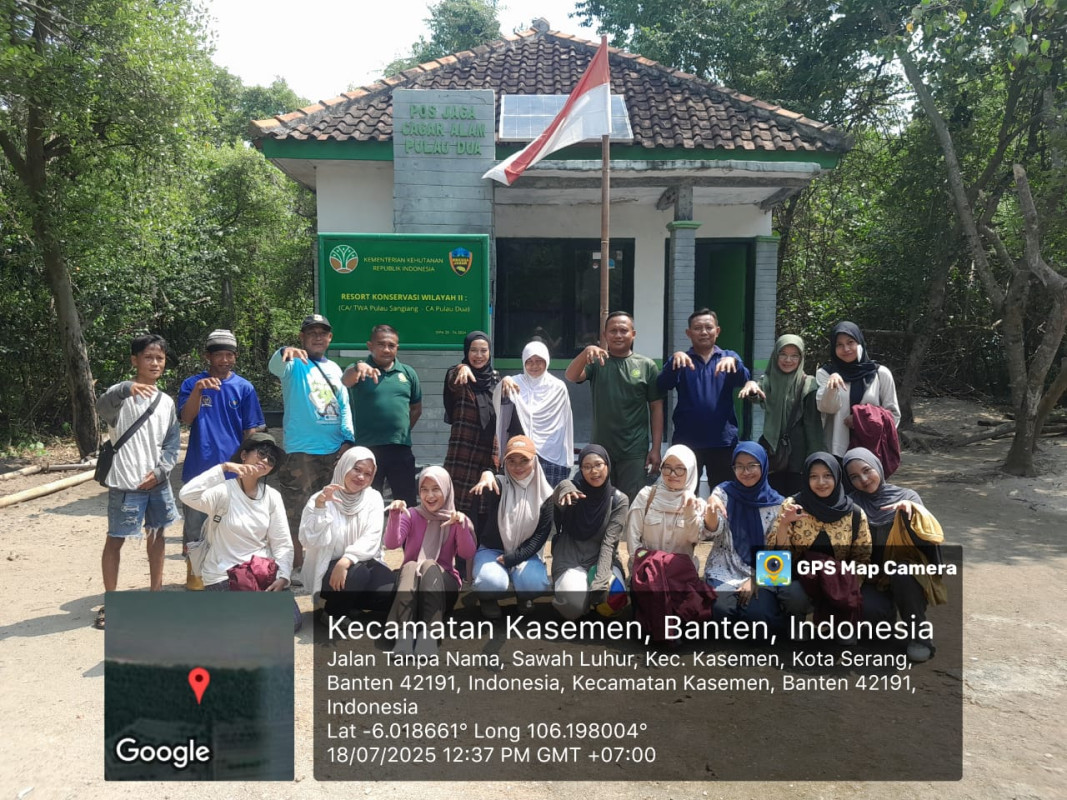DLHK Banten Kenalkan Prosedur Sertifikasi Sumber Benih Tanaman Hutan kepada Mahasiswa Magang di Pulau Dua