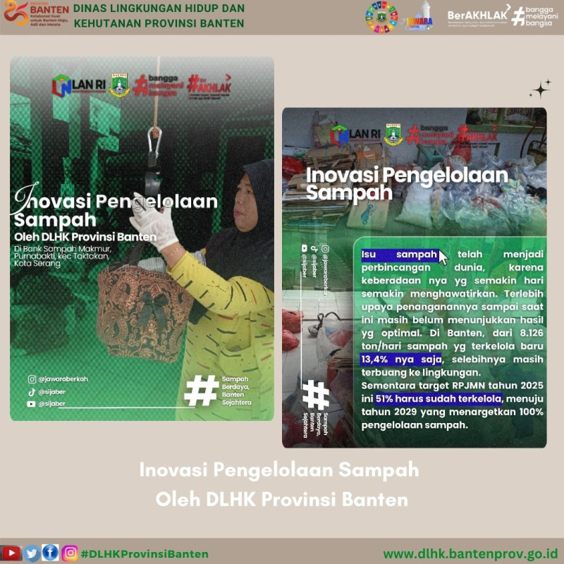 Inovasi Pengelolaan Sampah Oleh DLHK Provinsi Banten