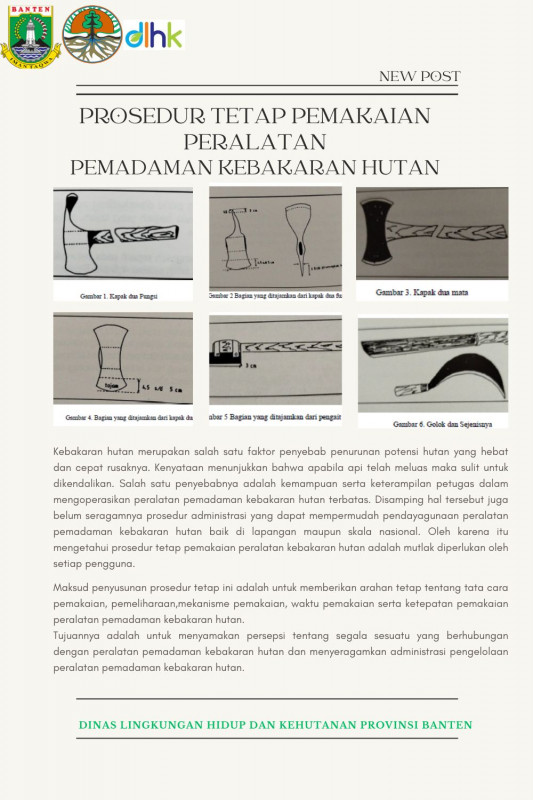 PROSEDUR TETAP PEMAKAIAN PERALATAN PEMADAMAN KEBAKARAN HUTAN