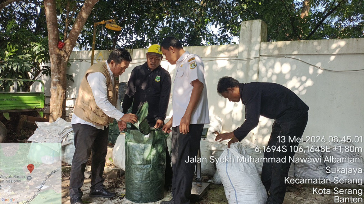 DLHK Provinsi Banten Optimalkan Pengelolaan Sampah Organik di BS Jawara Berkah