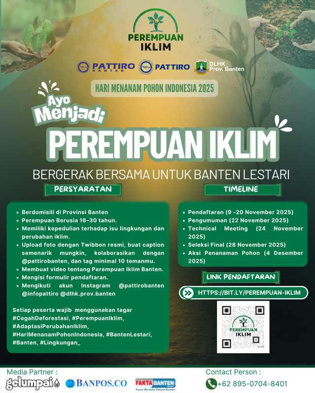 Ayo Menjadi Perempuan Iklim - Bergerak Bersama untuk Banten Lestari