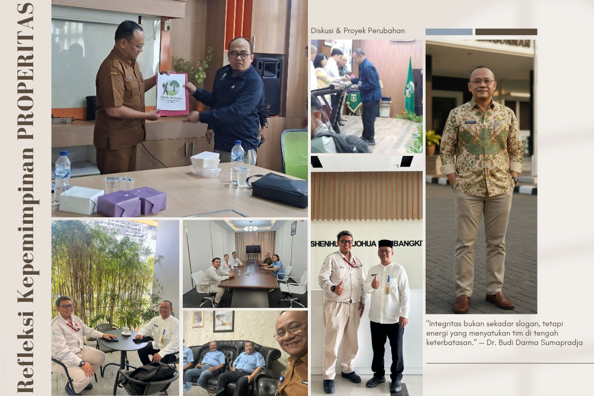 Refleksi Kepemimpinan PROPERITAS - Menanam Integritas, Menuai Perubahan