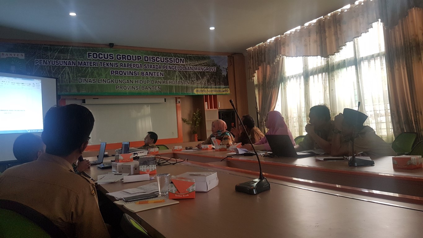 Rapat Strategi Daerah Pengelolaan Mangrove Provinsi Banten