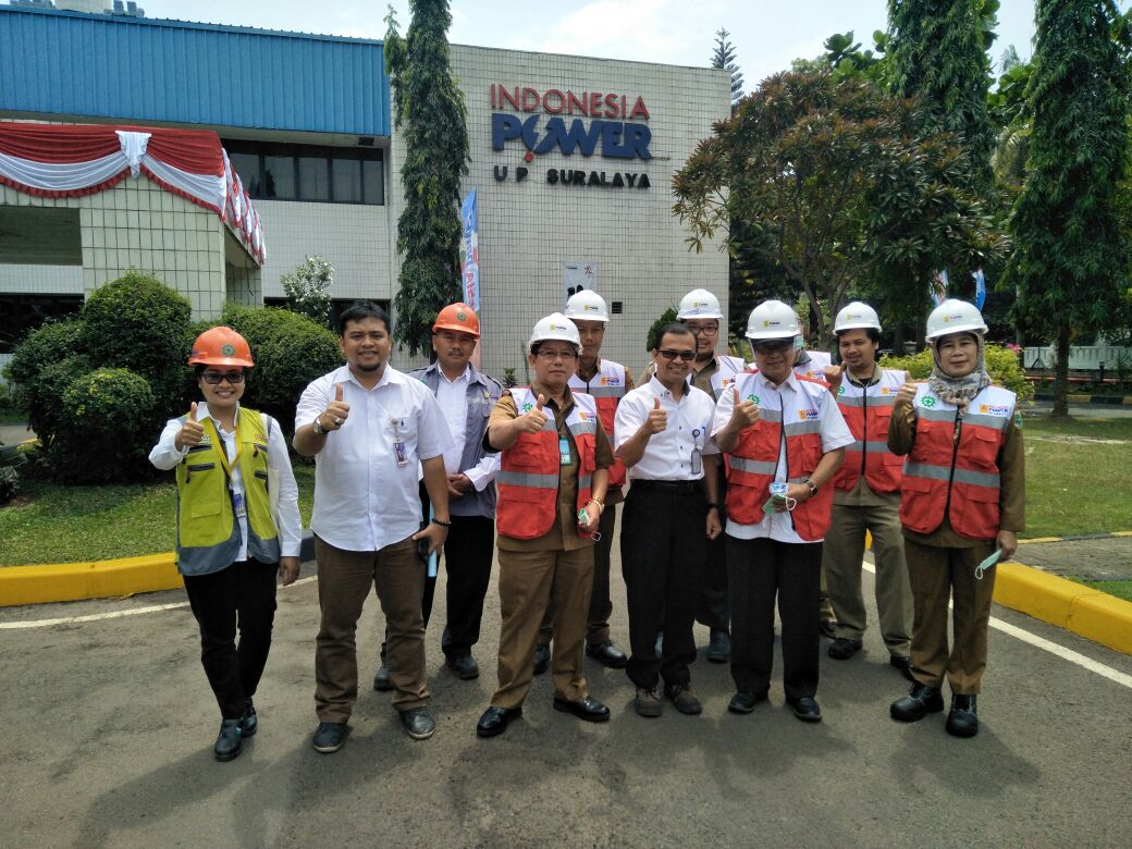 Tim Dari Kementerian LH dan DLHK Banten Melakukan Pengawasan Ke Indonesia Power Pembangkit Listrik Terbesar Jawa-Bali