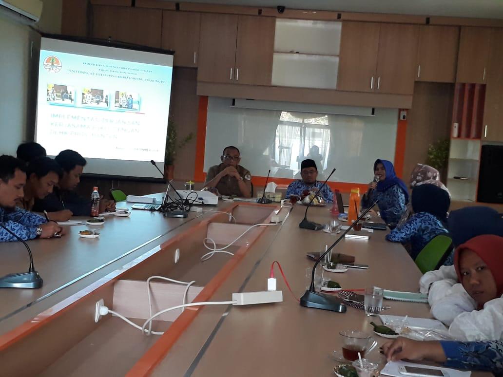 Rapat Teknis Analisis Pengolahan Data Hasil Pengukuran UPT Laboratorium Lingkungan DLHK Provinsi Banten