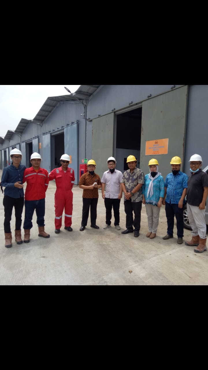 Kunjungan Lapangan Verifikasi Rekomendasi Pengumpulan LB3 Skala Nasional PT.Universal Eco Pasific Modern Cikande