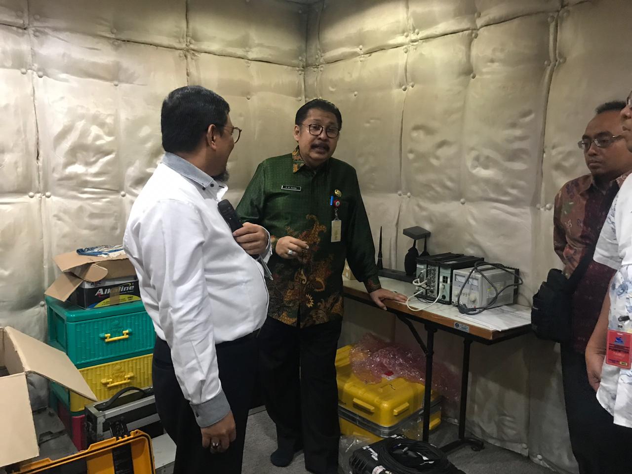 Kadis DLHK Berkunjung ke Laboratorium Kebisingan dan Getaran P3KLL