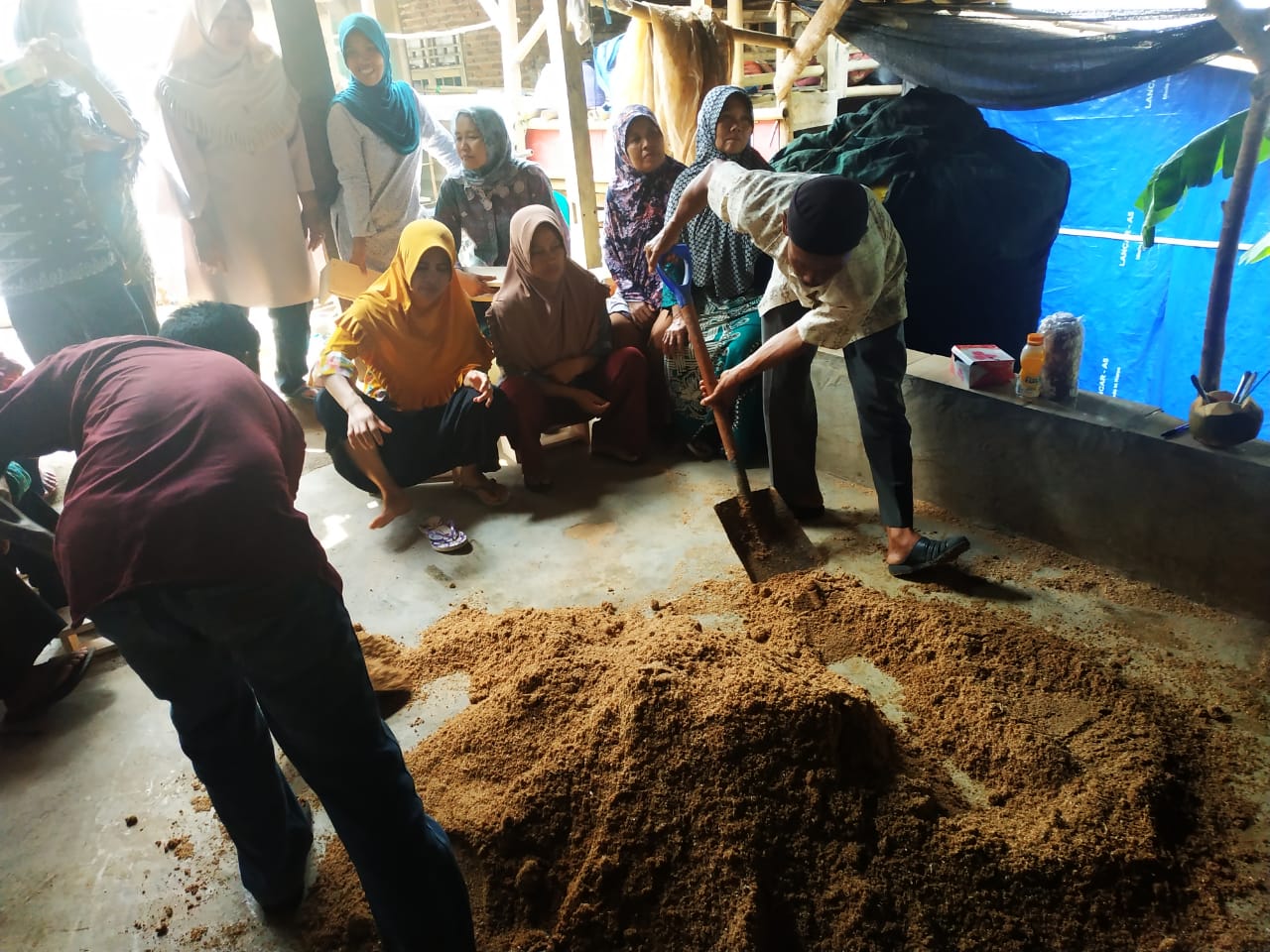 Praktek Budidaya Jamur di Kecamatan Gunungsari Kab. Serang