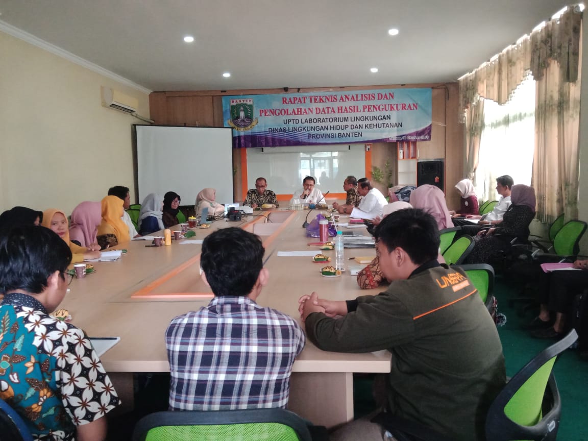 Rapat Teknis Analisis Data Pengukuran UPTD Lab Lingkungan