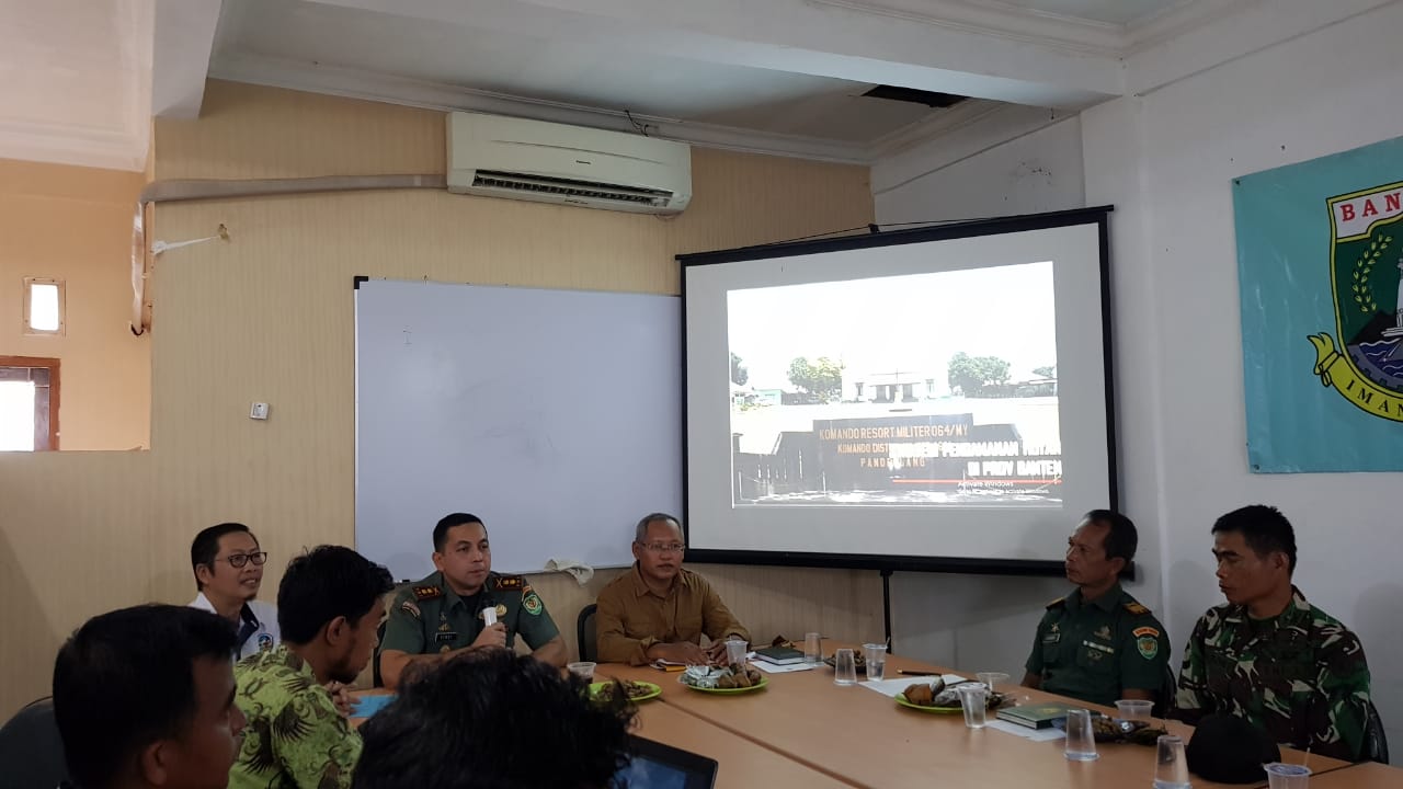 Dandim Pandeglang 0601/MY Letkol Inf. Denny  Juwon Pranata. M. Tr(han). Mewakili Bapak Danrem 064 Maulana Yusuf Banten