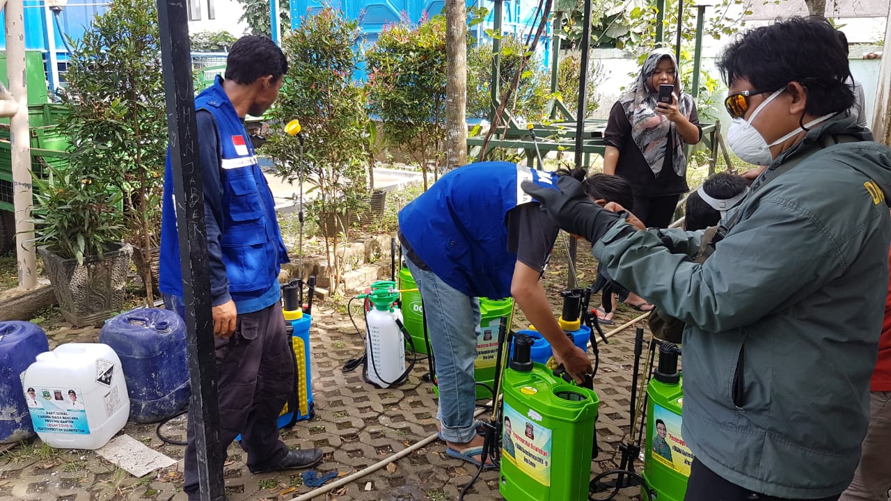 Distribusi Disinfektan Unit Penanganan Covid 19