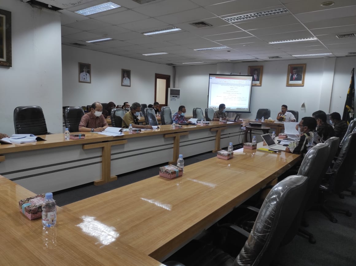 Rapat Kerja dengan Komisi 2 dan Badan Pembentukan Perda DPRD, mengenai Pembahasan Ranperda Pengelolaan Tahura Banten