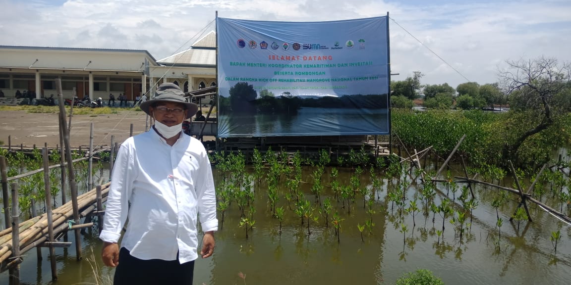 Kick Off Rehabilitasi Mangrove 2021 TMC Tanjung Pasir Kab Tangerang oleh Menko Marves