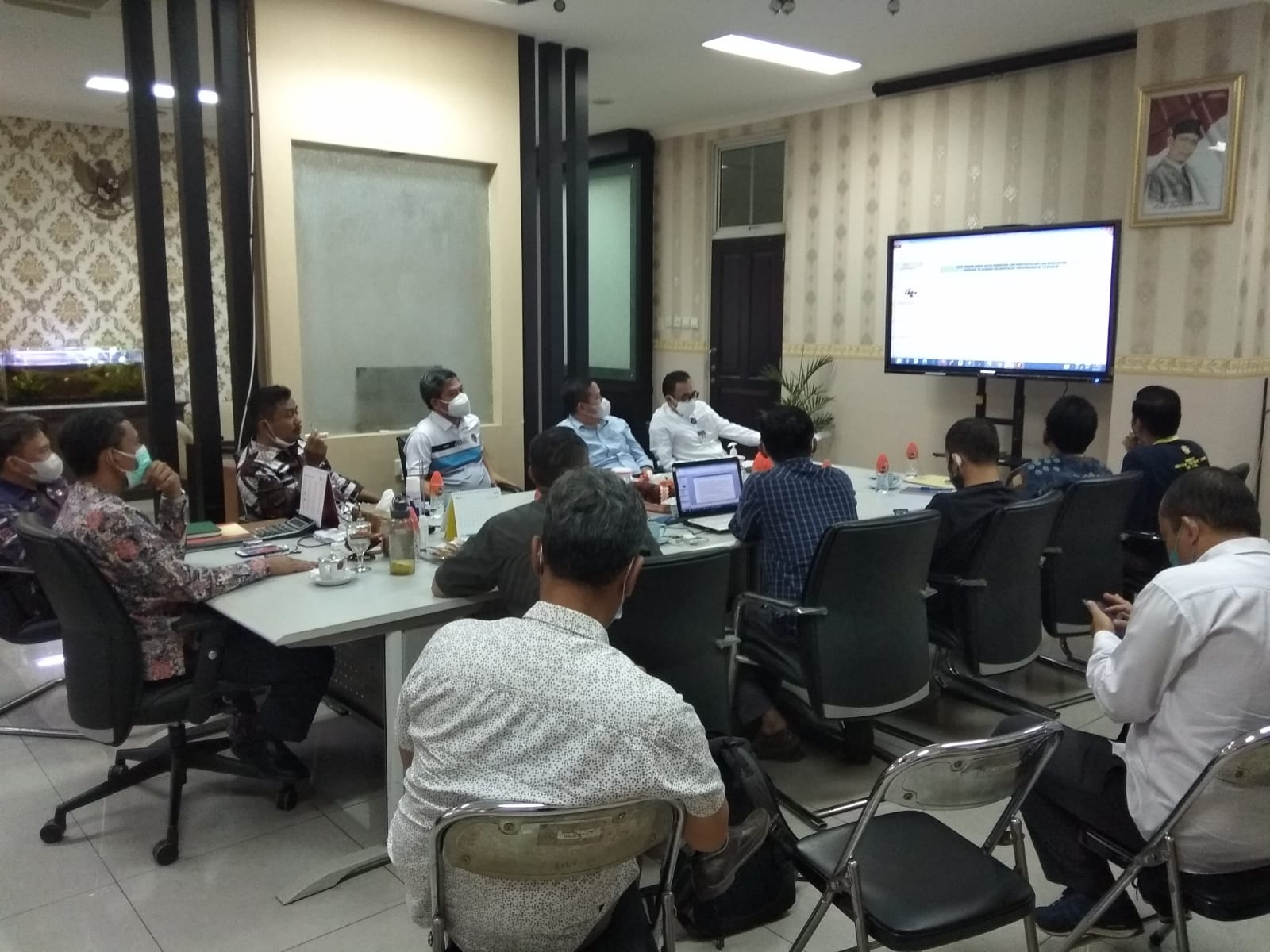 Rapat Tata Batas Kawasan Hutan TNGHS Dengan BPKH Jogja, DPRD Lebak dan Pemda Lebak