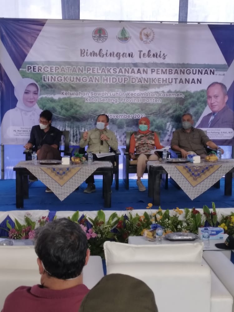 Sosialisasi PEN Rehabilitasi Mangrove di Desa Sawah Luhur, Serang