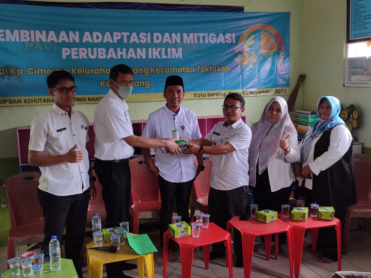 Kegiatan Pembinaan Adaptasi dan Mitigasi Perubahan Iklim di Kp. Cimoyan Kel. Sepang Kota Serang 