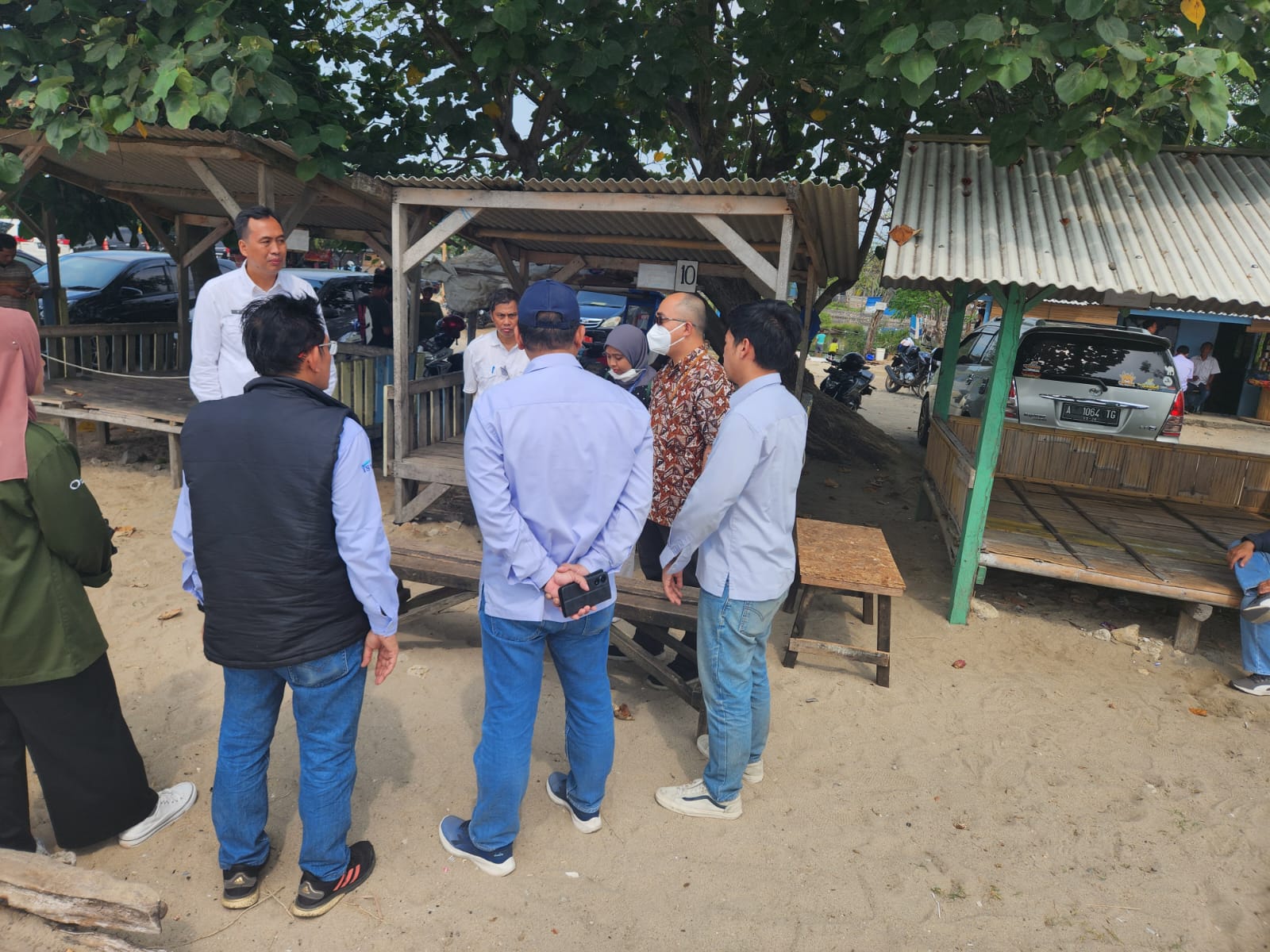 Koordinasi CCU di Pantai Berok Anyer